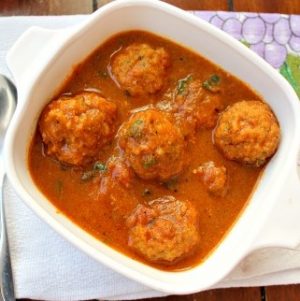 Chicken Kofta Curry Homemade Indian Food