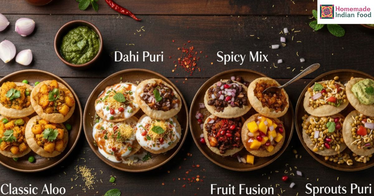 Different Gol Gappe Fillings