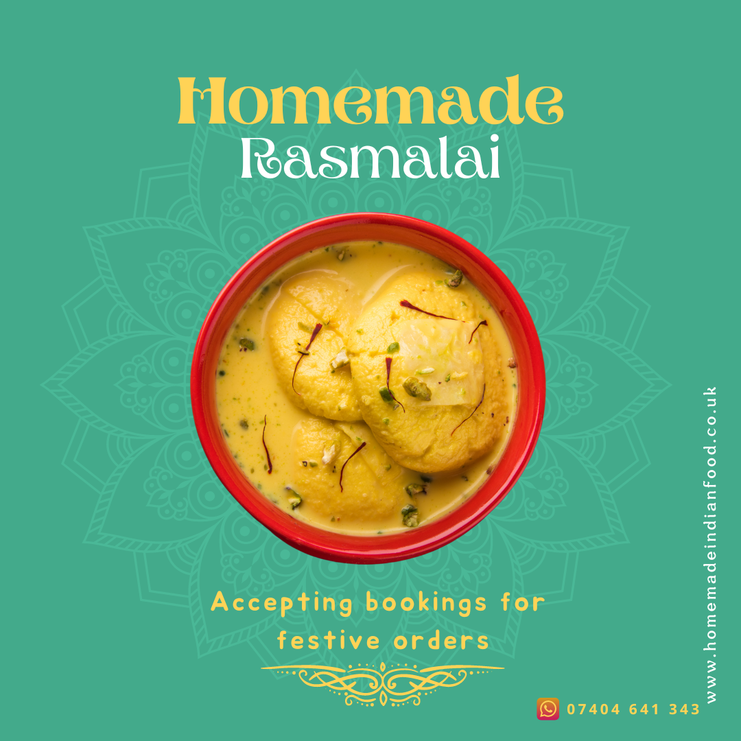 Homemade Rasmalai