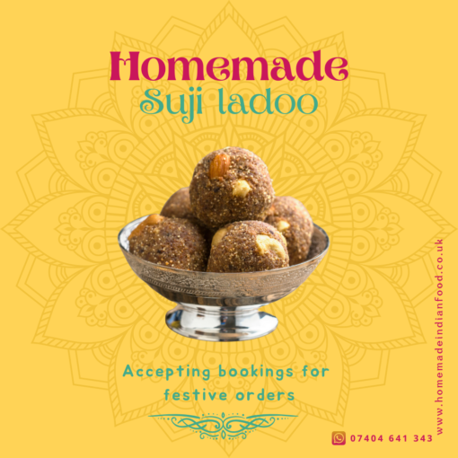 Homemade Suji ladoo