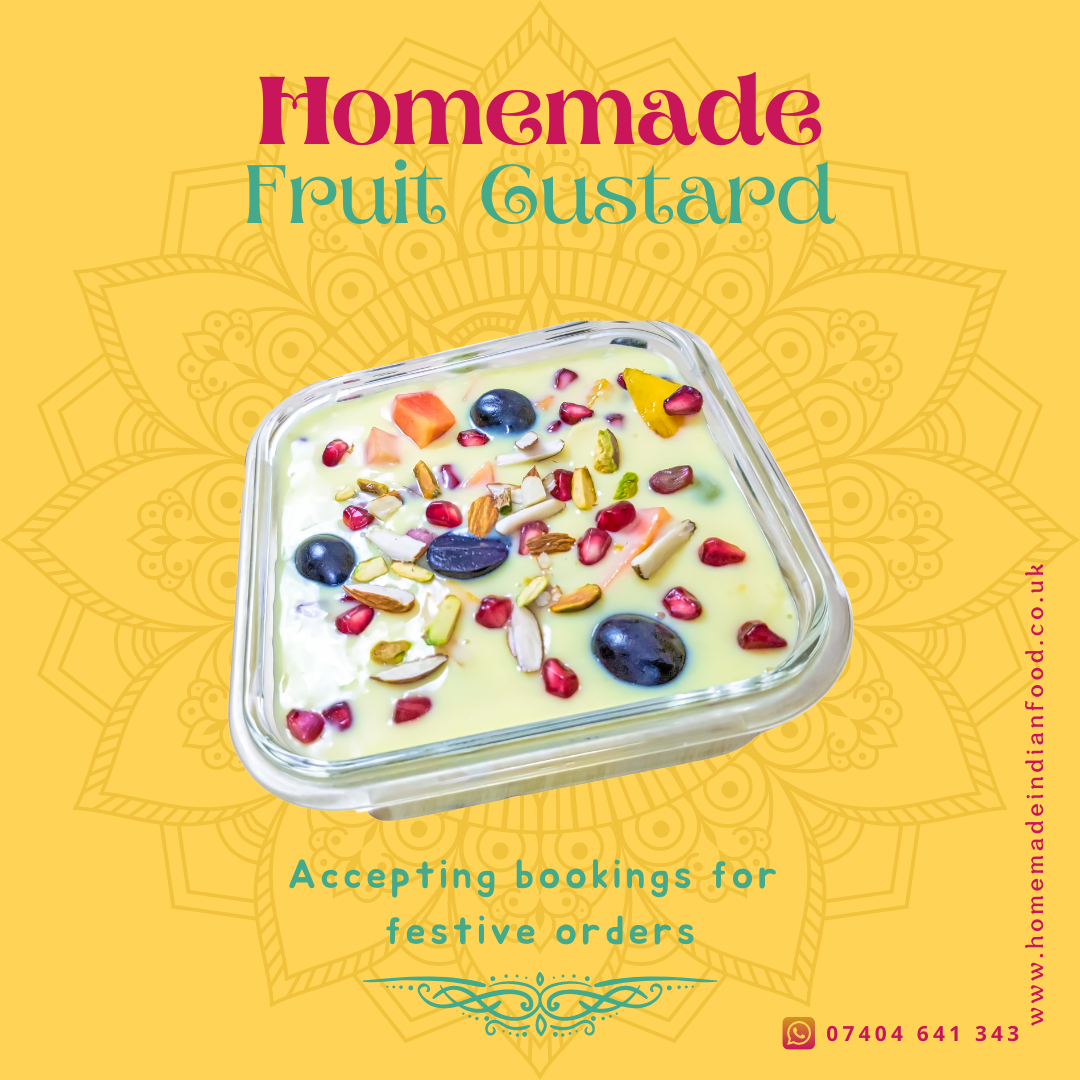 Homemade Fruit Custard