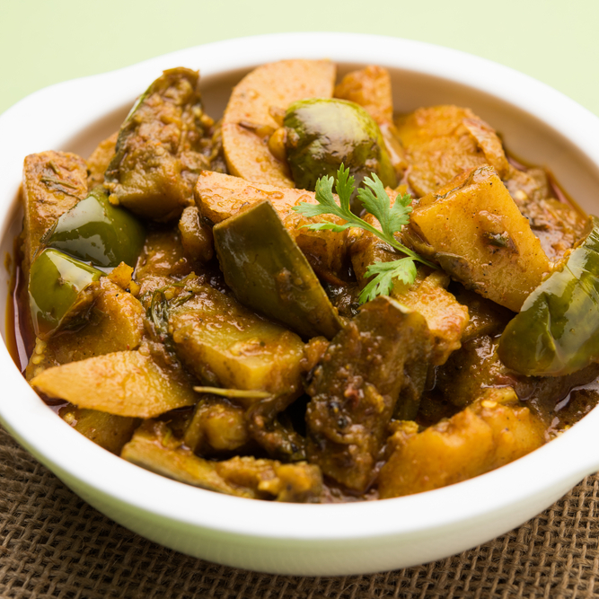 Lucknowi Aloo Baingan