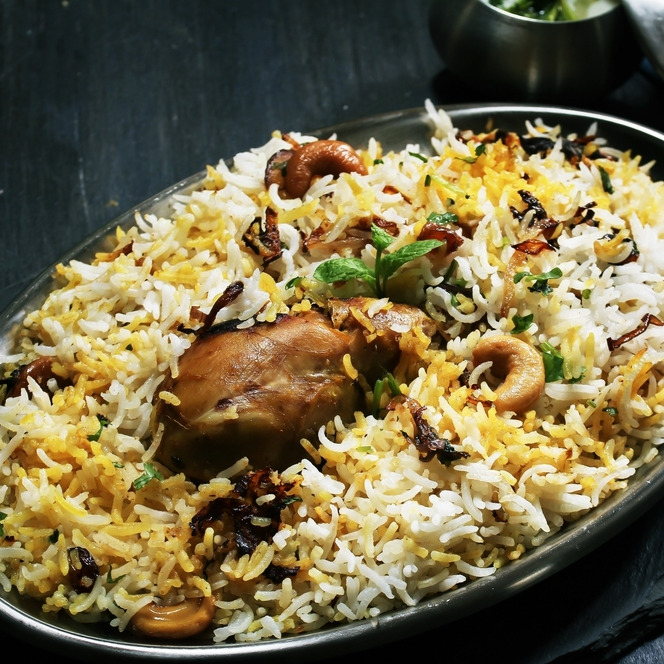 Hyderabadi Chicken Dum Biryani