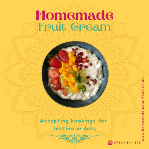 Homemade Fruit Cream