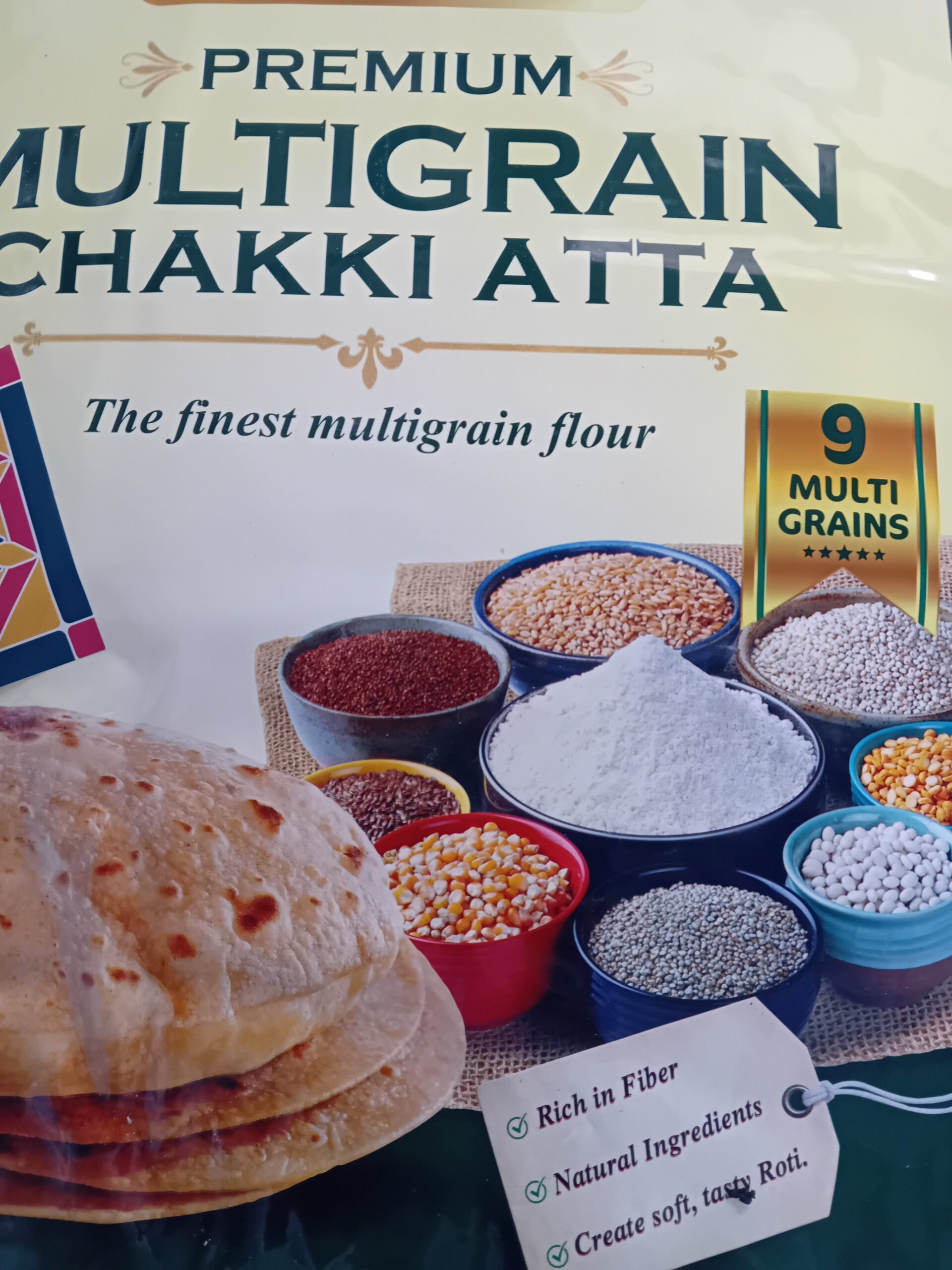 Pure Multigrain Chakki Atta Tawa Rotis