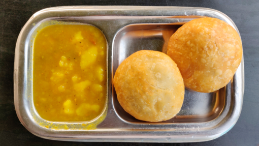 Kachori with Aloo Sabji