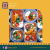 Lahori kadhai paneer with bell peppers in thick tomato masala