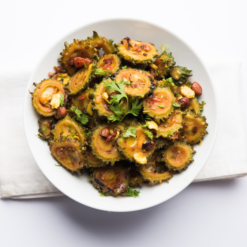 Punjabi Karela Aloo