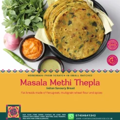 Methi Masala Thepla Paranthas (D)