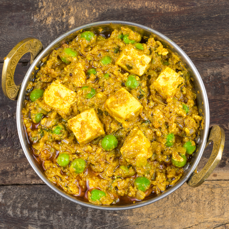 Lucknowi Paneer Peas Curry