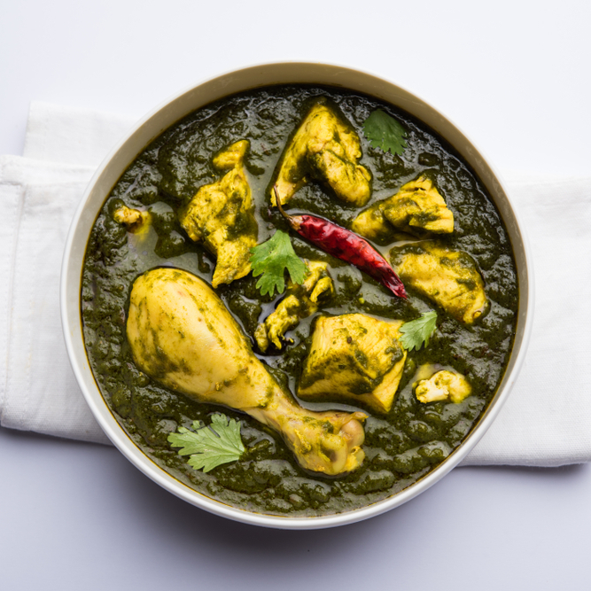 Punjabi Saag Chicken
