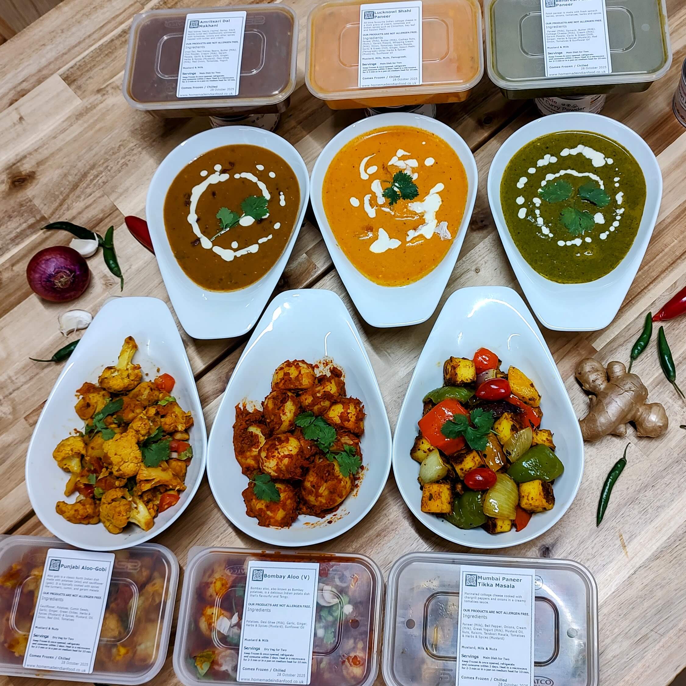 HIF Weekly / Monthly Packs | Best Indian Tiffin UK | Fresh Homemade Indian Food