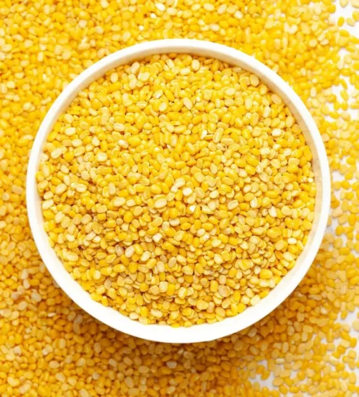 Simple North Indian mung dal with garlic tempering